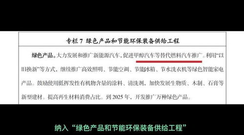 甲醇汽車 十年磨一劍,鋒芒初露的綠色動力